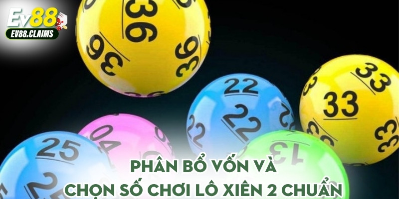 Phân bổ vốn và chọn số chơi lô xiên 2 chuẩn